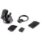 Hama Kit d'adaptateurs avec support-ventouse (pour navis et smartphones, 360°, pour TomTom ) Noir Hama Kit d'adaptateurs avec support-ventouse (pour navis et smartphones, 360°, pour TomTom ) Noir