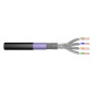 DIGITUS Câble réseau extérieur Cat-7 - 100m S-FTP Câble d'installation - Simplex - Eca LSZH-1 - 1200 MHz - AWG 23/1 - Noir DIGITUS Câble réseau extérieur Cat-7 - 100m S-FTP Câble d'installation - Simplex - Eca LSZH-1 - 1200 MHz - AWG 23/1 - Noir