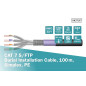 DIGITUS Câble réseau extérieur Cat-7 - 100m S-FTP Câble d'installation - Simplex - Eca LSZH-1 - 1200 MHz - AWG 23/1 - Noir DIGITUS Câble réseau extérieur Cat-7 - 100m S-FTP Câble d'installation - Simplex - Eca LSZH-1 - 1200 MHz - AWG 23/1 - Noir