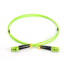 DIGITUS DK-2533-02-5 – Câble À Fibre Optique OM5 – 2 m – LC à LC – Câble Fibre Optique Duplex – 1/10/40/100 Gbit/s – MM Multimod