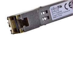 MikroTik Module émetteur-récepteur réseau S+RJ10 SFP+