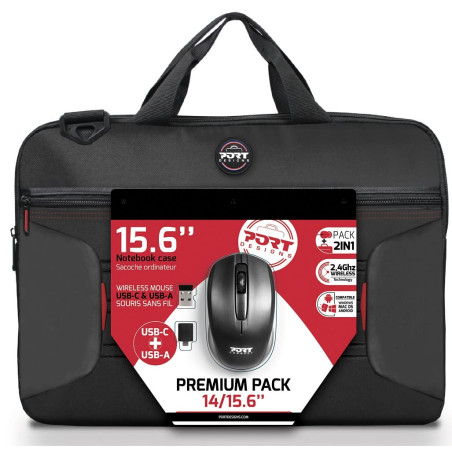 Port Designs Sac à dos YOSEMITE Eco 13/14 pouces 12 litres gris avec housse de protection