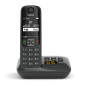 Gigaset AS690A - téléphone DECT sans fil avec répondeur - grand écran à haut contraste - excellente qualité audio - profils sono