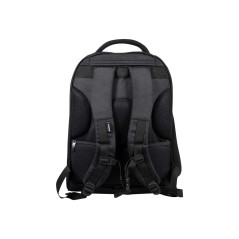 port designs sac à dos pc business pour ordinateur portable avec protection pluie manhattan 22 litres 15.6/17 pouces noir