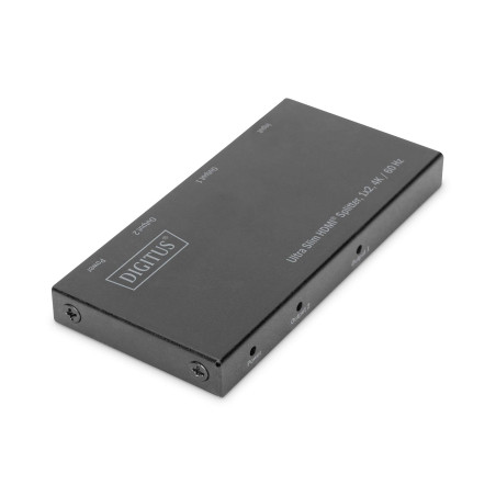 DIGITUS DS-45322 Séparateur HDMI 1x2 - Entrée : 1 Port/Sortie : 2 Ports - UHD 4K/60 Hz HDTV : 4096 x 2160p - HDCP 2.2/1.4 - HDR,