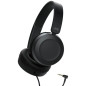 JVC, Caque Supra-aural Pliable, Télécommande et Micro pour Smartphones intégrés aux écouteurs, HA S31M-B-E (Noir)