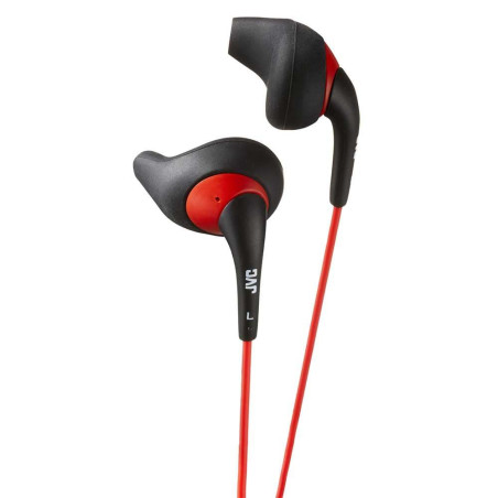 JVC HA-EN10-E Écouteurs Gumy Sport Intra-Auriculaires - Noir/Rouge