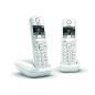 Gigaset AS690 Duo - Téléphone fixe sans fil, 2 combinés avec grand écran rétroéclairé pour un affichage ultra lisible, fonction Gigaset AS690 Duo - Téléphone fixe sans fil, 2 combinés avec grand écran rétroéclairé pour un affichage ultra lisible, fonction