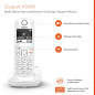 Gigaset AS690 Duo - Téléphone fixe sans fil, 2 combinés avec grand écran rétroéclairé pour un affichage ultra lisible, fonction Gigaset AS690 Duo - Téléphone fixe sans fil, 2 combinés avec grand écran rétroéclairé pour un affichage ultra lisible, fonction