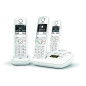 Gigaset AS690A Trio - Téléphone fixe sans fil avec répondeur, 3 combinés avec grand écran rétroéclairé pour un affichage ultra l Gigaset AS690A Trio - Téléphone fixe sans fil avec répondeur, 3 combinés avec grand écran rétroéclairé pour un affichage ultra l