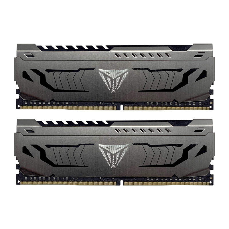 Patriot Memory Kit de Mémoire Haute Performance Viper Steel DDR4 3600 MHz 16Go (2x8Go) C18 Gris