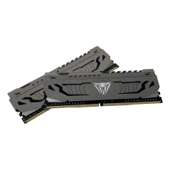 Patriot Memory Kit de Mémoire Haute Performance Viper Steel DDR4 3600 MHz 16Go (2x8Go) C18 Gris