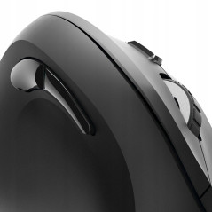 Hama EMW-500L Souris Verticale Ergonomique sans Fil - Technologie 2.4Ghz, Capteur 1800 dpi, Technologie Smart-Link, Gaucher/e -