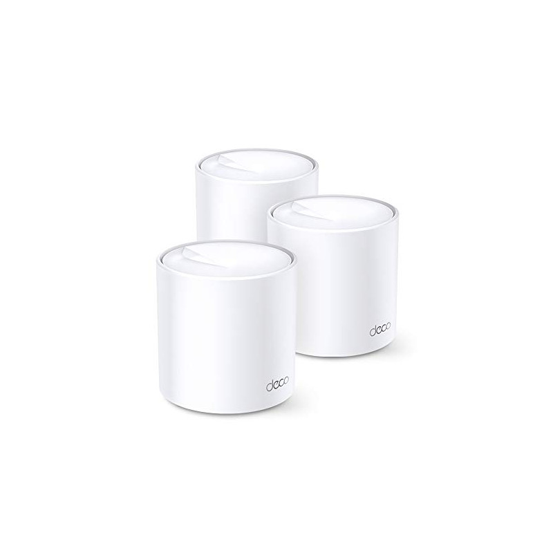 TP-Link Deco WiFi 6 Mesh AX1800Mbps Deco X20(3-Pack), Système WiFi 6 pour Toute la Maison, Couverture de 500㎡, Installation Faci TP-Link Deco WiFi 6 Mesh AX1800Mbps Deco X20(3-Pack), Système WiFi 6 pour Toute la Maison, Couverture de 500㎡, Installation Faci