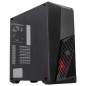 Cooler Master MasterBox K501L - Boîtier PC Moyen tour ATX avec ventilation inclinée, éclairage LED rouge, panneau latéral transp Cooler Master MasterBox K501L - Boîtier PC Moyen tour ATX avec ventilation inclinée, éclairage LED rouge, panneau latéral transp