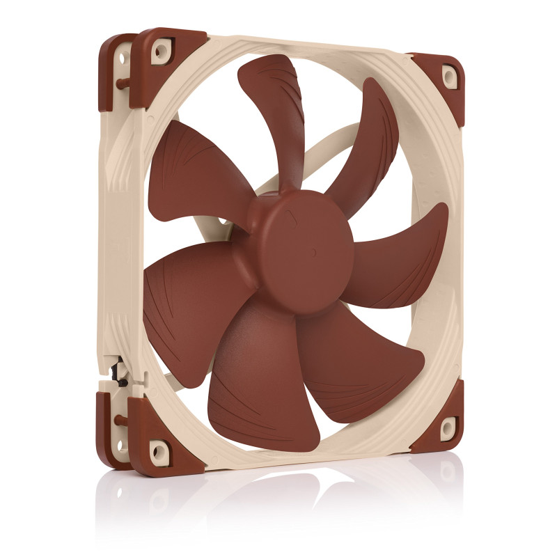 Noctua NF-A14 PWM, Ventilateur Silencieux Haut de Gamme, 4 Broches (140 mm, Marron)