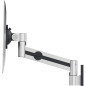 Durable 509023 Support mural pour moniteur Pro, bras flexible pivotant sur 360°, pour écrans VESA 21-27", argent Durable 509023 Support mural pour moniteur Pro, bras flexible pivotant sur 360°, pour écrans VESA 21-27", argent