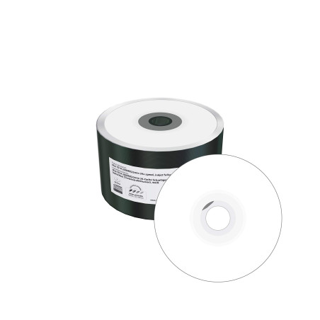 Mini CD-R 200 Mo/22 Min, Vitesse d'écriture 24 Fois, Imprimable sur Toute la Surface (imprimante à Jet d'encre), Lot de 50 dans