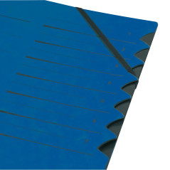 Herlitz 10843050 Trieur Colorspan avec onglets 1-7 (Bleu) (Import Allemagne)