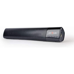 Gembird Barre de Son Bluetooth - sans Fil, Rechargeable, Compatible avec TV, PC et Smartphone, Noir