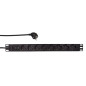 LogiLink PDU8C02 unité de Distribution d'énergie 8 Sortie(s) CA 1U Noir LogiLink PDU8C02 unité de Distribution d'énergie 8 Sortie(s) CA 1U Noir