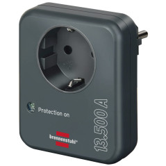 Brennenstuhl BS-1506996-Adaptador Adaptador contra sub.tens.Ant Anthracite 1 pièce