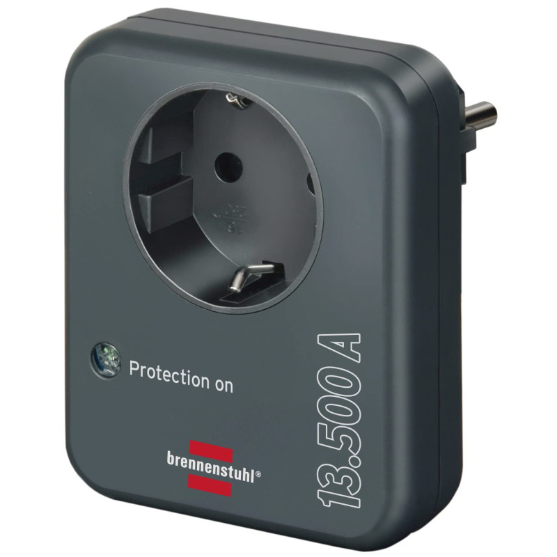 Brennenstuhl BS-1506996-Adaptador Adaptador contra sub.tens.Ant Anthracite 1 pièce Brennenstuhl BS-1506996-Adaptador Adaptador contra sub.tens.Ant Anthracite 1 pièce