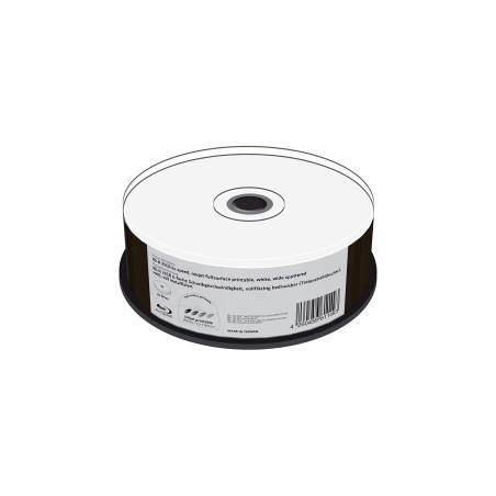 MediaRange MR512 disque vierge Blu-Ray BD-R 25 Go 25 pièce(s) - Disques vierges Blu-Ray (BD-R, 25 Go, Blanc, 6x, Boîte à gâteaux