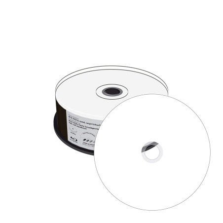 MediaRange MR512 disque vierge Blu-Ray BD-R 25 Go 25 pièce(s) - Disques vierges Blu-Ray (BD-R, 25 Go, Blanc, 6x, Boîte à gâteaux