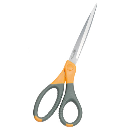 Wedo Titan Plus Ciseaux en acier inoxydable 25 cm Gris/Jaune
