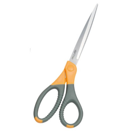 Wedo Titan Plus Ciseaux en acier inoxydable 25 cm Gris/Jaune