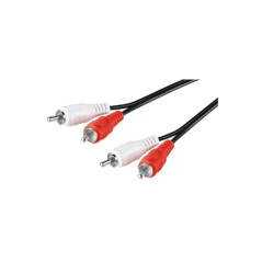 Goobay 50341 Câble de Connexion Stéréo 2 x Cinch, 20m Longueur de Câble