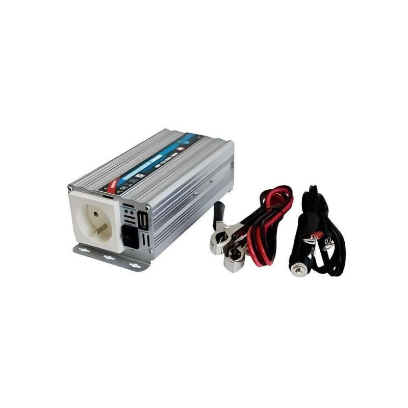 HTC Equipements Convertisseur 12-220 V 300 Watts avec Port USB Série Te Toutes Normes CE Emark Lvd Plus Prise USB 2A HTC Equipements Convertisseur 12-220 V 300 Watts avec Port USB Série Te Toutes Normes CE Emark Lvd Plus Prise USB 2A