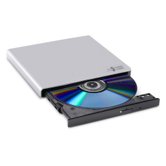 Hitachi-LG GP57 External DVD Drive, Slim Portable DVD Player/Writer for Laptop/Desktop PC, with USB 2.0, Windows and Mac OS Comp