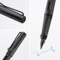 Lamy safari umbra - Stylo Plume avec grip ergonomique et plume acier blacke en taille M - matière plastique robuste ASA - avec c Lamy safari umbra - Stylo Plume avec grip ergonomique et plume acier blacke en taille M - matière plastique robuste ASA - avec c