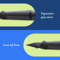 Lamy safari umbra - Stylo Plume avec grip ergonomique et plume acier blacke en taille M - matière plastique robuste ASA - avec c Lamy safari umbra - Stylo Plume avec grip ergonomique et plume acier blacke en taille M - matière plastique robuste ASA - avec c