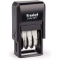 TRODAT Timbre dateur Printy 4810 Encrage noir Caractère H 3,8 mm x 20 mm