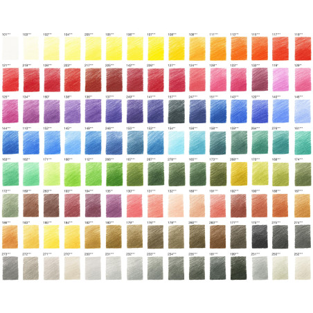 Faber-Castell 110011 Crayon Polychromos boîte métal de 120 pièces Multicolore