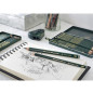 FABER-CASTELL 117805 - Set de crayons Graphite Aquarell, 5 pièces, contenu: HB, 2B, 4B, 6B, 8B FABER-CASTELL 117805 - Set de crayons Graphite Aquarell, 5 pièces, contenu: HB, 2B, 4B, 6B, 8B