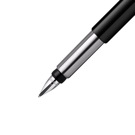 Parker Vector stylo plume | noir | pointe fine | encre bleue | emballage blister