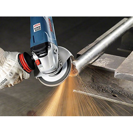 Bosch 1x Plateau à lamelles PRO Metal X571, version bombée sur fibres (pour Acier, Acier inoxydable, Ø 115 mm, Grain 120, Profes