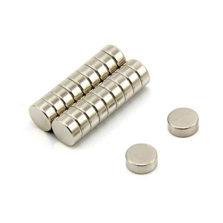 N42 Aimant Néodyme Pour Les Arts, L'Artisanat, la Fabrication de Modèles - 10mm dia x 4mm D'Épaisseur - 2,3kg - Pack de 20