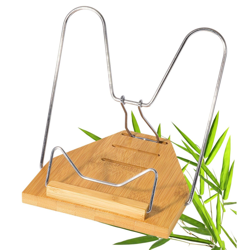 Wedo 211407 Pupitre de lecture en bambou clair