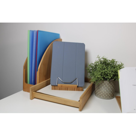 Wedo 211407 Pupitre de lecture en bambou clair