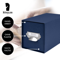 Rössler 1327452900 Module de rangement de CD (Bleu marine) (Import Allemagne)