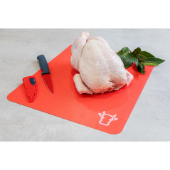 Kitchen Craft - Planches à Découper avec Code Couleur, Plastique non Toxique, Lot de 4 Planches, 38 -30 cm