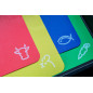 Kitchen Craft - Planches à Découper avec Code Couleur, Plastique non Toxique, Lot de 4 Planches, 38 -30 cm Kitchen Craft - Planches à Découper avec Code Couleur, Plastique non Toxique, Lot de 4 Planches, 38 -30 cm