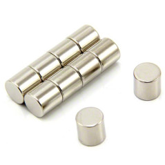 N42 Aimant Néodyme Pour Les Arts, L'Artisanat, la Fabrication de Modèles - 10mm dia x 10mm D'Épaisseur - 3,9kg - Pack de 10