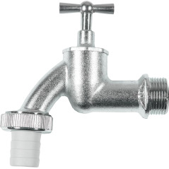 Cornat FLOR92595 Robinet Laiton Mat-Chromé 3/4''