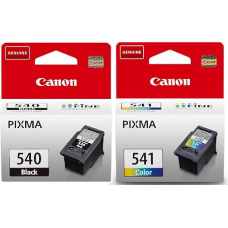 Lot de 2 cartouches d’encre originales Canon PG-540 et CL-541